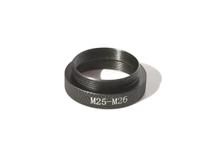 25mm-26mm M25 Male Camera to M26 Female Lens Adapter Ring For mitutoyo to Leica - Picture 1 of 7