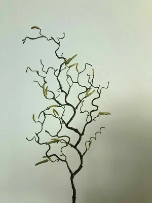 Haselnusszweig Korkenzieherhasel 70cm künstlicher Zweig Korkenzieherzweig Hasel - Bild 1 von 3