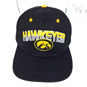 Iowa Hawkeyes Russell Athletic Hat Cap Black Adult Snapback University - Picture 1 of 10