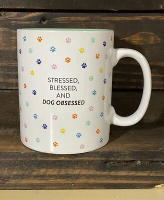 Stressed Blessed And Dog Obsessed Cup/Mug - Image 1 of 4