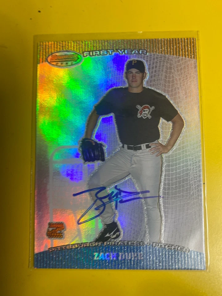 D31885  2004 Bowman's Best #ZD Zach Duke ROOKIE AUTOGRAPH - Image 1 of 1