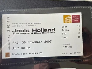 Jools Holland Ticket 2007 - Picture 1 of 1