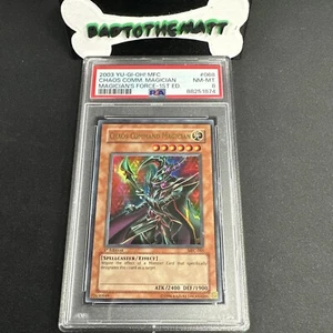 2003 PSA 8 YU-GI-OH! Chaos Command Magician 1st Edition Ultra Rare MFC-068 NM-MT - Bild 1 von 2