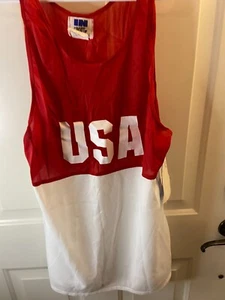 In Sport USA Jersey Mens Size XL Style J401 R 100% Nylon NWT - Picture 1 of 8