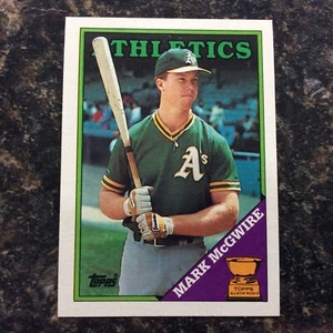 1988 Topps - Topps All-Star Rookie #580 Mark McGwire - Picture 1 of 2