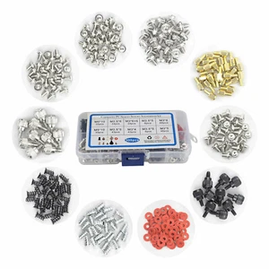 300 Pcs Computer Metal Screws Standoffs Kit For Hard Drive Computer Case Power V - Photo 1/8