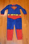 Men's Superman Union Suit Pajamas One Piece Sleepwear Size Large - New With Tag