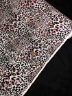 1 Meter Animal Print Soft Poly Viscose Fabric 58”Wide Dress