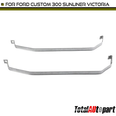 2Pcs Steel Fuel Tank Straps for Ford Custom 300 1958 Fairlane Sunliner Victoria - Image 1 of 4