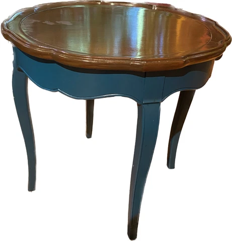 Vintage antique MCM Side Accent Table By Imperial Furniture Co 1962 Mid Century Cover