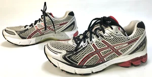 HERREN GRÖSSE 7 Asics GT-2170 Laufschuhe Gel Polster Turnschuhe Silber Rot - Bild 1 von 7
