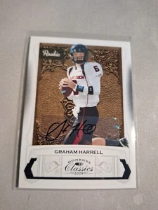 2009 DONRUSS CLASSICS ROOKIE AUTO SP #190 GRAHAM HARRELL RC GREEN BAY PACKERS - Picture 1 of 2