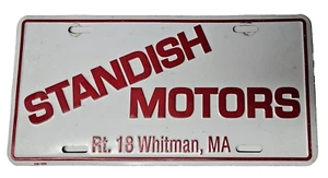 MOTORES STANDISH Rt. 18 WHITMAN, PLACA MA-DE COLECCIÓN-ENVÍO GRATUITO EE. UU. - Imagen 1 de 2