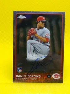 Daniel Corcino 2015 Topps Chrome ROOKIE AUTOGRAPH #AR-DC Cincinnati Reds - Picture 1 of 2