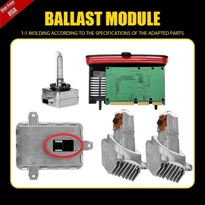 Xenon Ballast D1S Bulb Angel Lights Control Module For 2014-2016 BMW 528i xDrive - Image 1 of 4