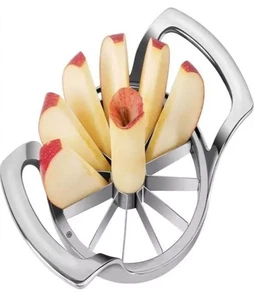 Stainless Steel Apple Citrus Fruit 12 Wedger Even Slicer Corer Cutter Multiuse - Picture 1 of 8
