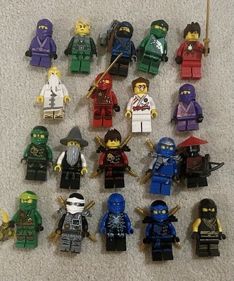 LEGO Ninjago LOT of 6 minifigures: Machia, Nya, Jay, PIXAL
