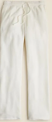 Pantalón deportivo J.Crew Heritage de pierna ancha calce relajado marfil XS para mujer nuevo con etiquetas Foto 1 de 4
