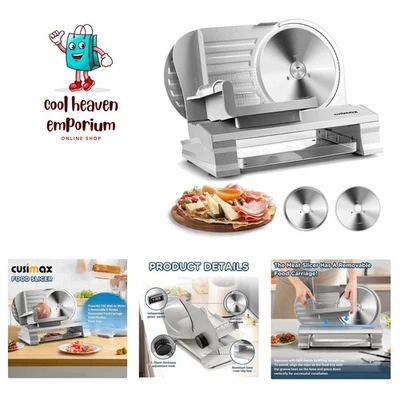 家用肉切片机带 1-20 毫米可调节厚度,电熟食切片机 fo... — 第 1/4 张图片