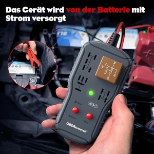 12V Kfz Auto Relaistester Relais Tester Diagnose Batterieprüfgerät Relaisprüfer - Picture 1 of 7