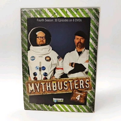 Mythbusters Season 4 DVD Boxset OOP Complete Discovery Channel 30 Episodes - Image 1 of 4