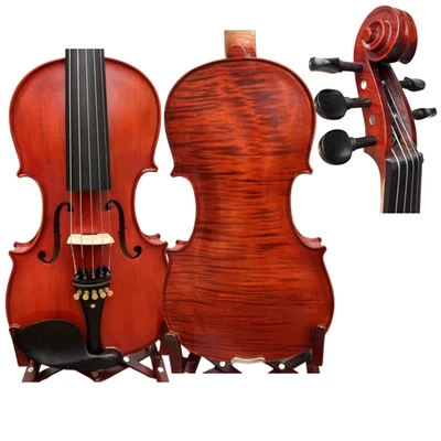 Hand-made Strad model SONG master tone! 5 strings 15" viola ,Whole back - Image 1 of 4