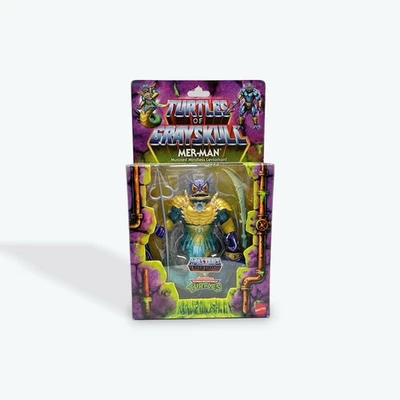 Figura de acción Mattel Turtles of Grayskull TMNT MOTU 2023 Mer-Man Foto 1 de 4