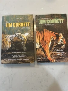 The Jim Corbett Omnibus + The Second Jim Corbett Omnibus - Hardcover Bundle Lot - Picture 1 of 10