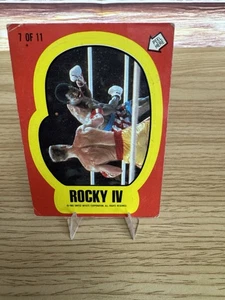 Rocky 1985 Movie Topps Sticker Card #7 - Picture 1 of 2