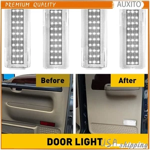 4x LED Interior Door Panel Courtesy Light Lamp Pair For 1997-2007 Ford F350 F250 - Picture 1 of 10