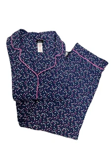 Juego de pijama de dos piezas a lunares Bed Head Neiman Marcus para mujer talla 2X suave de lujo - Imagen 1 de 11