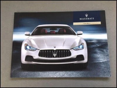 2014 Maserati Ghibli 34-page Original Car Sales Brochure Catalog Foto 1 de 4