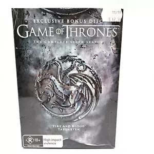 Game Of Thrones Season 6 - The Complete Sixth Season - DVD Region 4 NEW - Bild 1 von 2