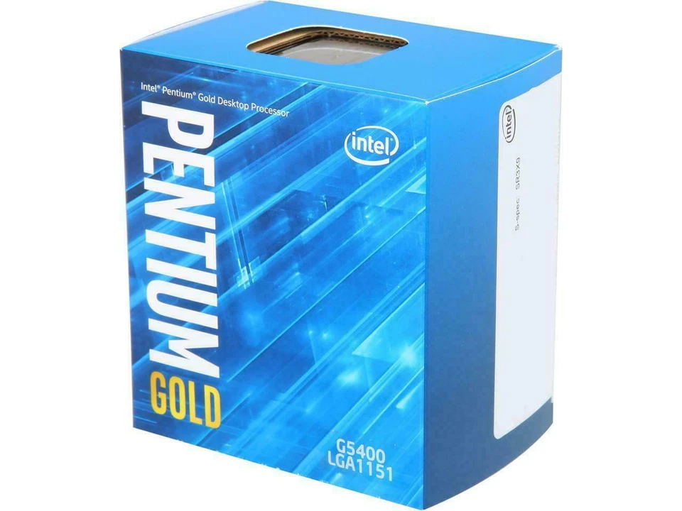 Intel Pentium G5400 3.7GHz Desktop Cpu 4MB 54W LGA1151 Dual-Core NEW in box - Image 1 of 1
