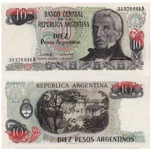 ND (1983-84) * Banconota Argentina 10 Pesos Argentinos "J de San Martin" (p313a) - Foto 1 di 1