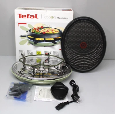 Tefal Raclette Cocoon 3-in-1 Raclettegerät für Grill und Pfannkuchen + 8 Schalen - Bild 1 von 4