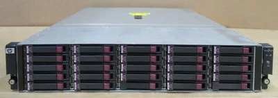 HP StorageWorks D2700 AJ941A 23x 146GB HDD Disk Enclosure 2x SAS I/O Controllers - Image 1 of 4