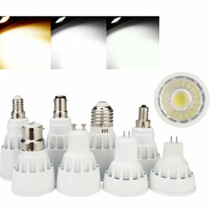 Dimmable LED COB Spot Light Bulb 7W 9W 12W MR16 GU10 E27 E14 Replace GL0728 - Picture 1 of 20