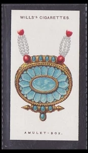 AMULET-BOX - TIBETAN CHARM - 90 + year old English Tobacco Card # 40 - Picture 1 of 2