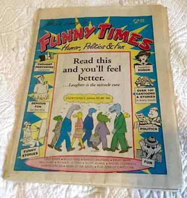 1996 NOV FUNNY TIMES MAGAZINE Vol 11 Issue 11 Dave Barry Scott Adams - Image 1 of 4