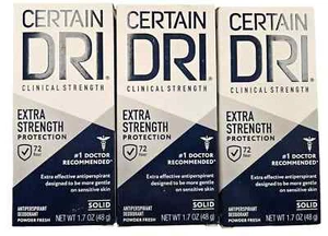 Certain Dri SOLID Antiperspirant Extra Strength 1.7 oz ( 3 pack ) - Picture 1 of 1