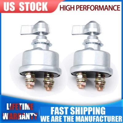 Interruptor de desconexión de batería maestro de carreras de alta resistencia 2X 12V alimentación de corte 6276 EE. UU. Foto 1 de 4