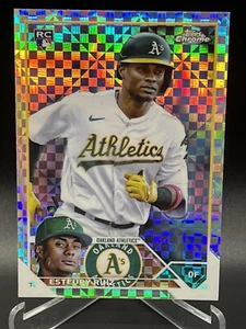2023 Topps Chrome Esteury Ruiz X-Fractor Rookie Prism Parallel #99 RC Athletics - Picture 1 of 1