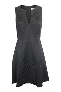 KATE SPADE Black Glitzy Ritzy Bakery Dot Jacquard Dress (US 2 | UK 6) - Picture 1 of 4