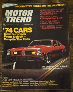 Motor Trend - September 1973 - Magazine - Picture 1 of 2