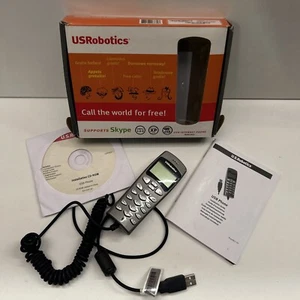 U.S. Robotics USR809600 VoIP USB tragbares kabelgebundenes Telefon Anruf KOSTENLOS weltweit - Bild 1 von 3