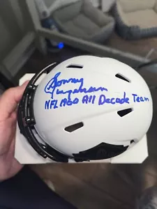 Sonny Jurgensen 1960s NFL All Decade team Redskins firmato Lunar Mini Helmet - Foto 1 di 2