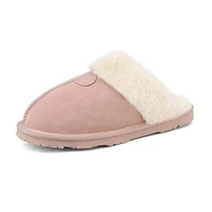 Women's House Slippers Indoor Fuzzy Fluffy Furry Cozy Home Bedroom 8 Pink - Picture 1 of 8