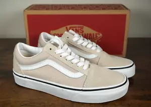 Vans Old Skool French Oak Beige Skate Shoes Sneakers Size Men 9.5 - Picture 1 of 7