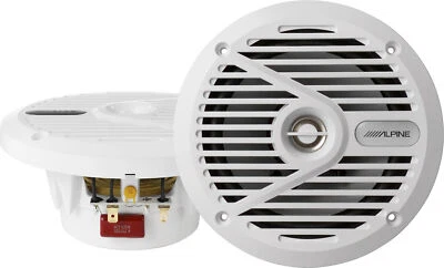 Alpine SPS-M601W Marine 6-1/2" Speaker (white) - Image 1 of 3